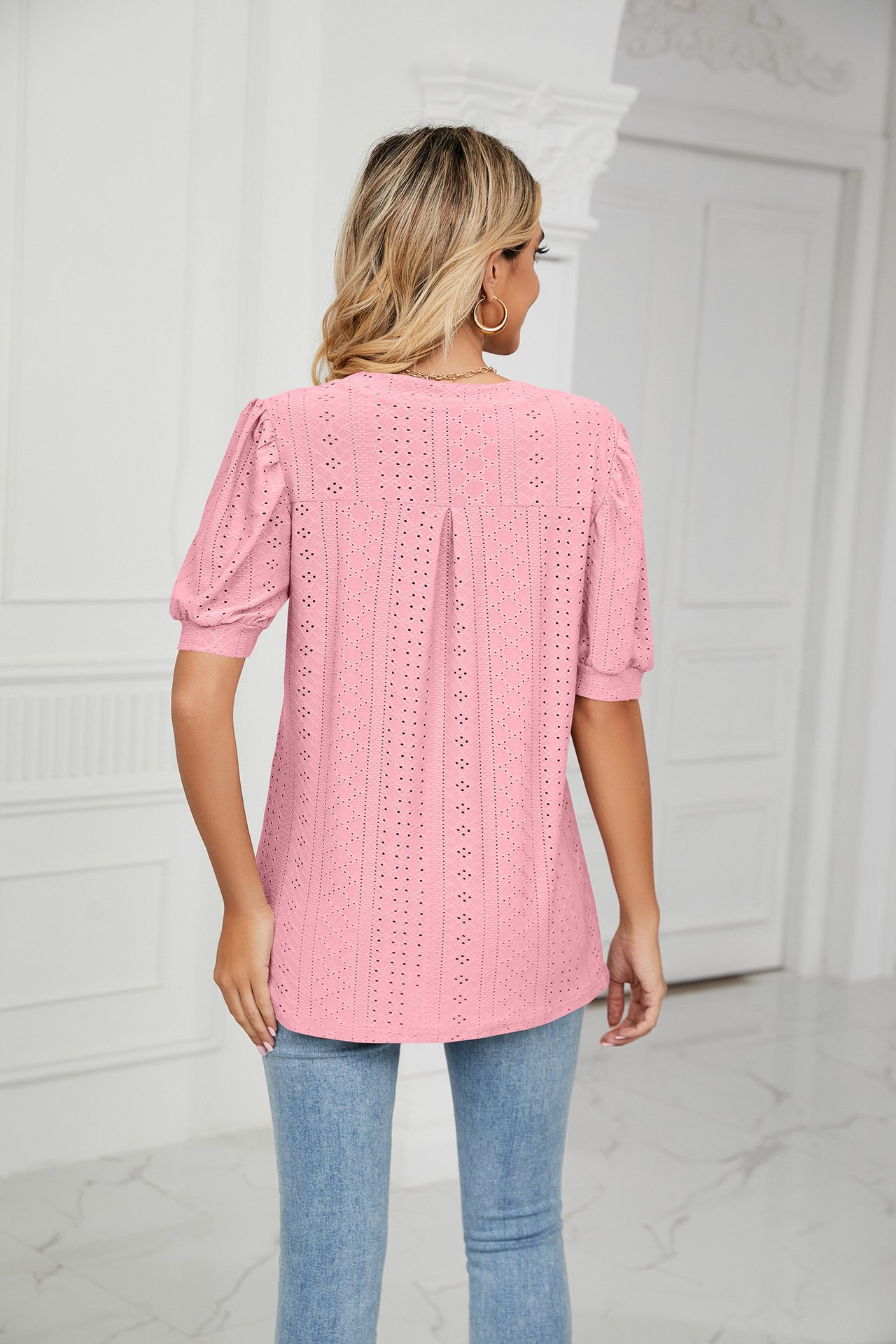 bohemian Puff Sleeve Blouse