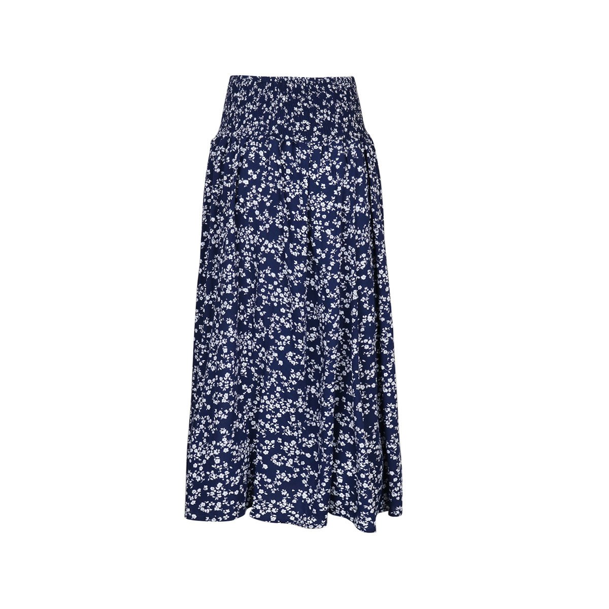 boho Floral Midi Skirt