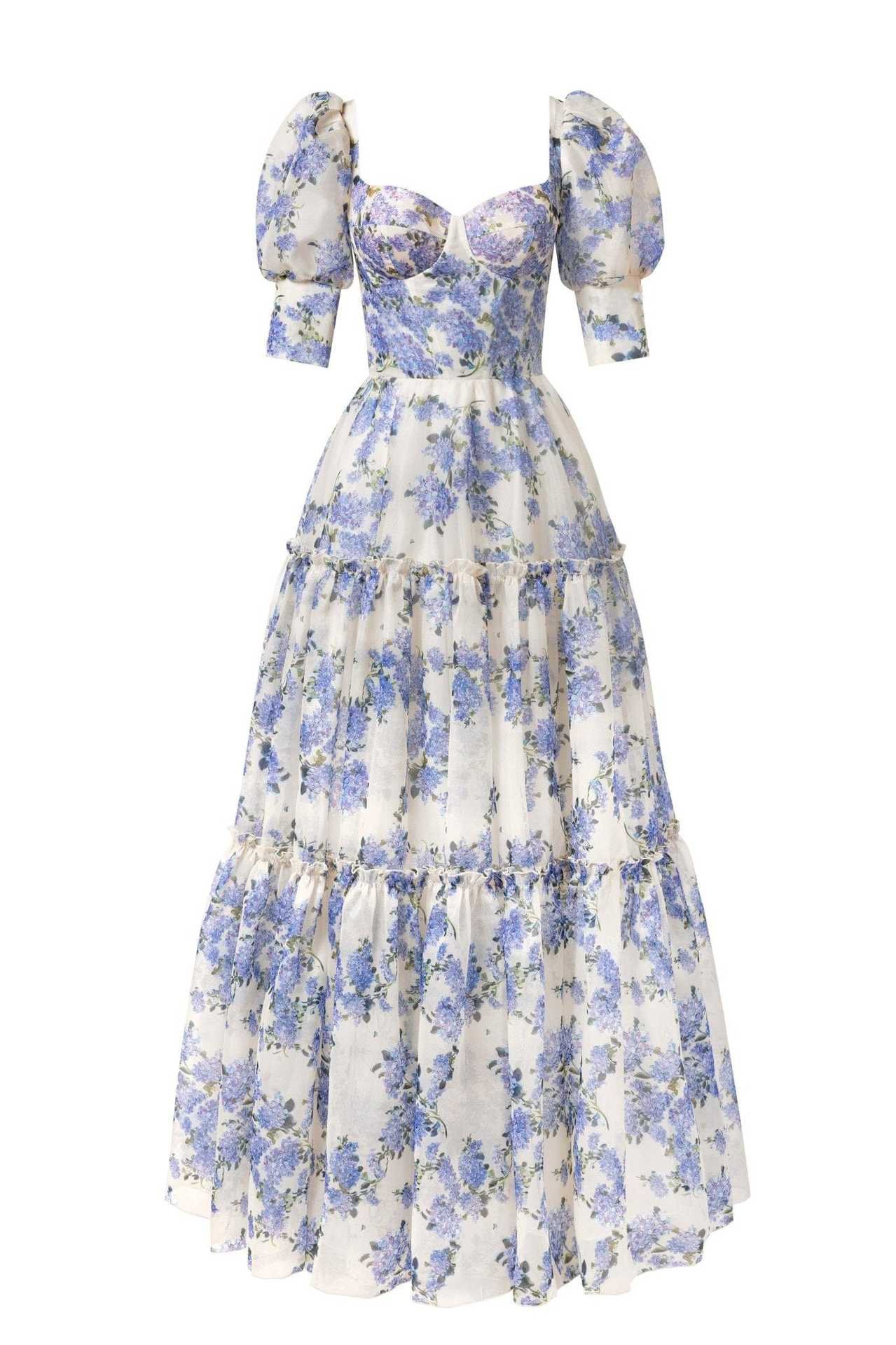 boho Floral Off-Shoulder Dress