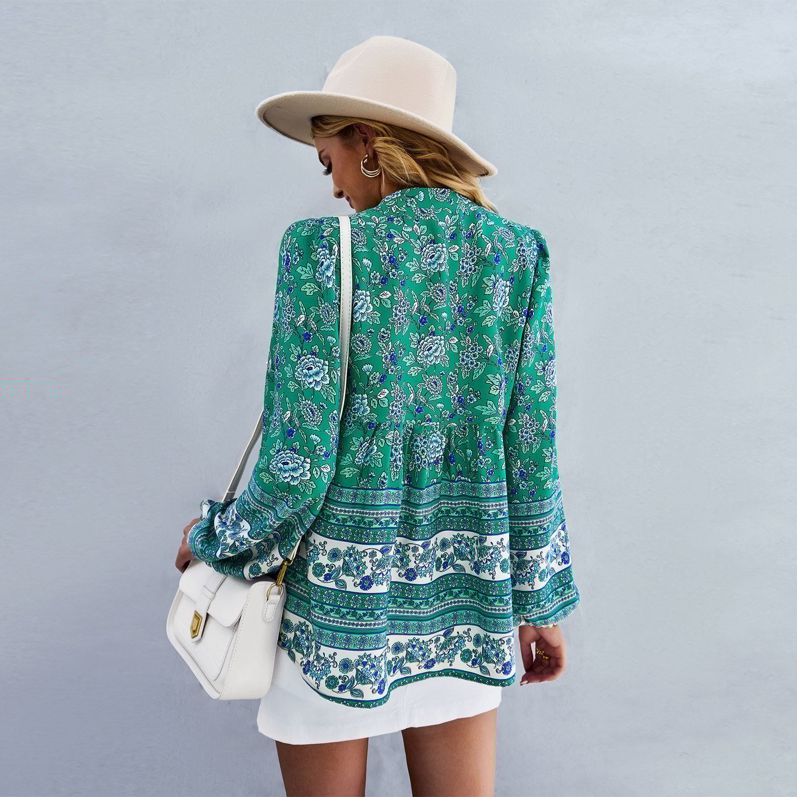 gypsy Long-Sleeved Blouse for Autumn
