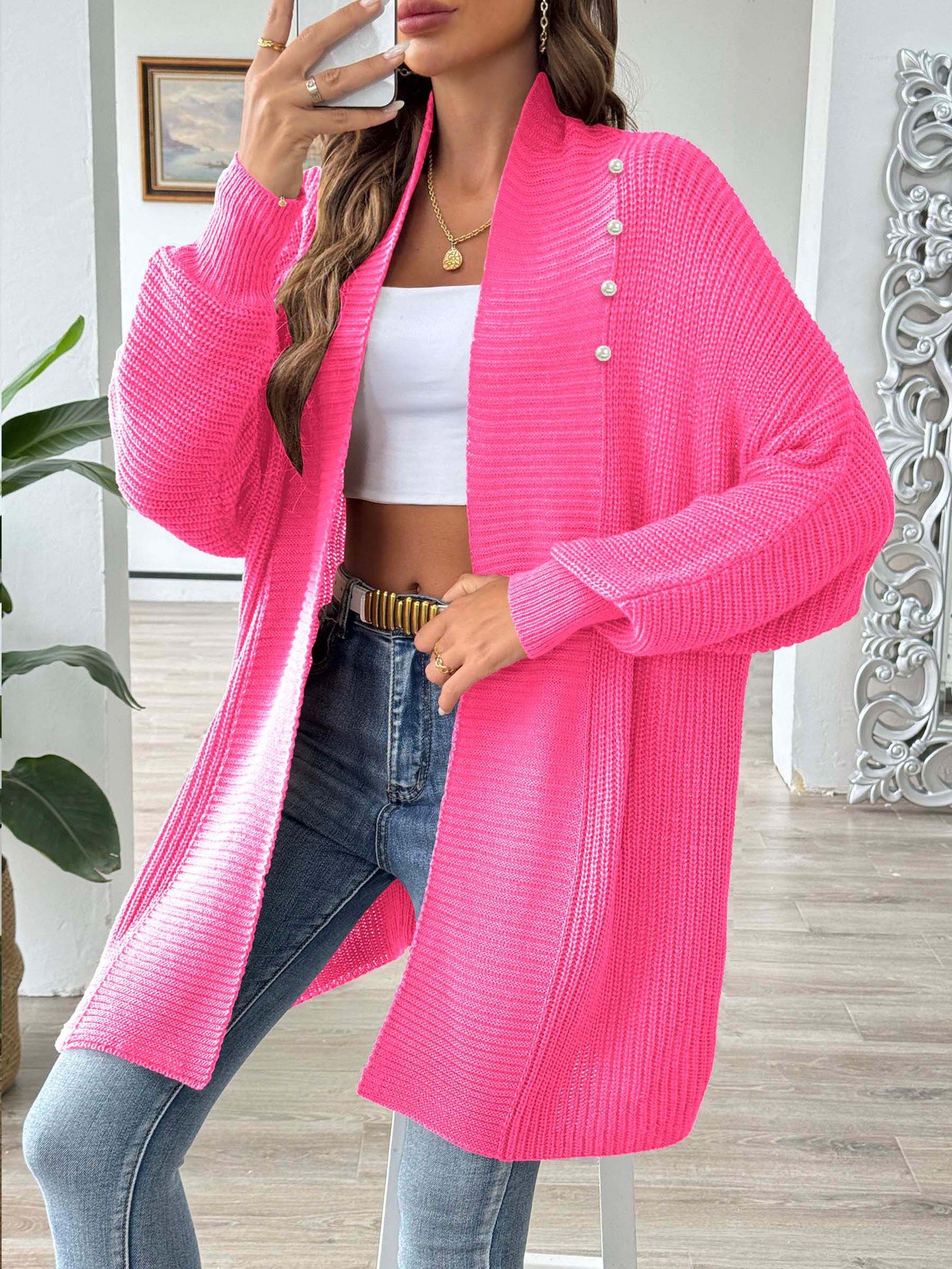 boho Women's Winter Sweater Cardigan