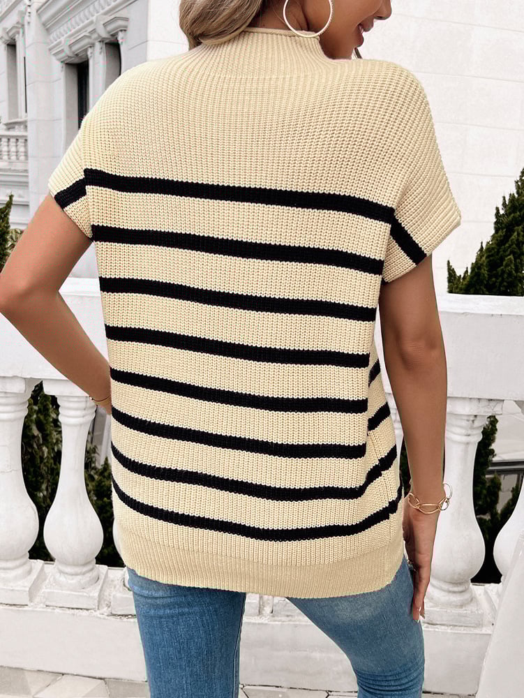 gypsy Contrast Pullover Summer Blouse