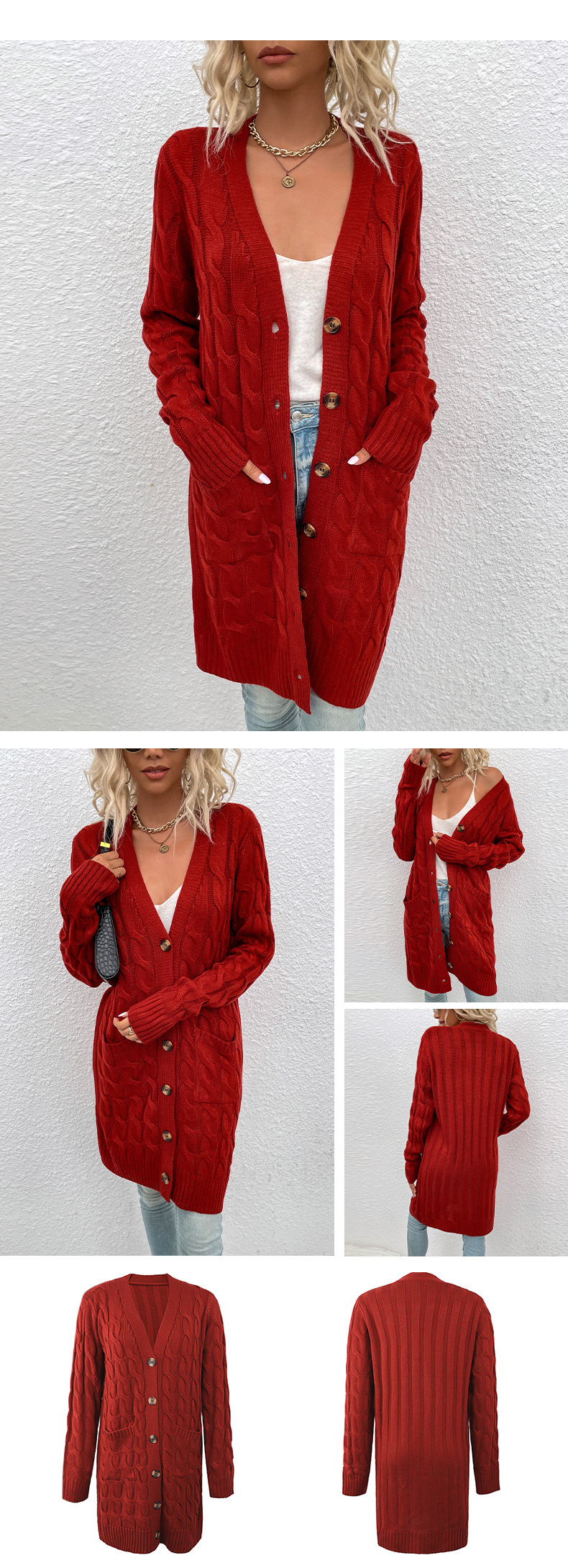 gypsy Cardigan Cozy Knit Fashion