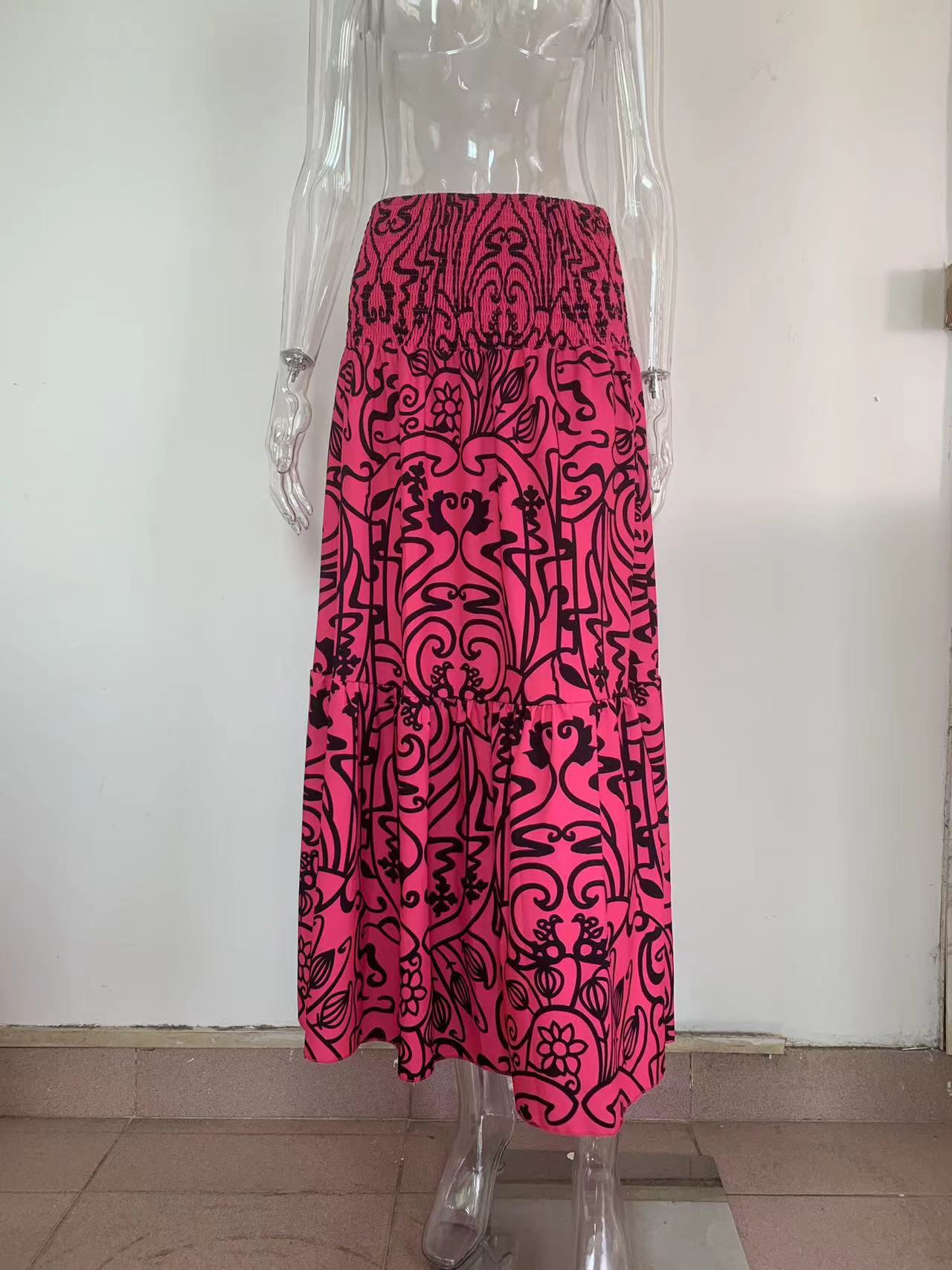 vintage Floral Maxi Skirt