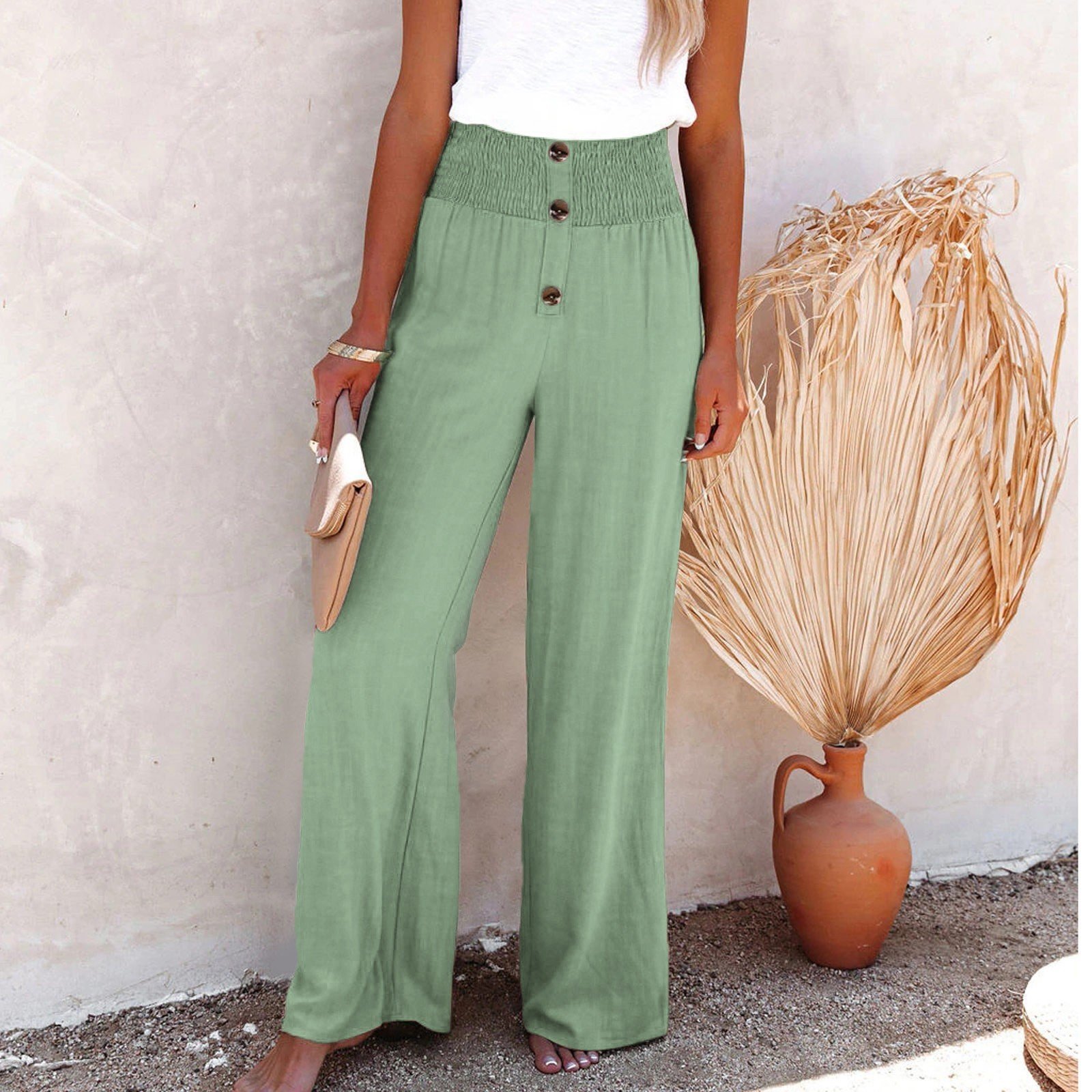 vintage High Waist Flare Pants
