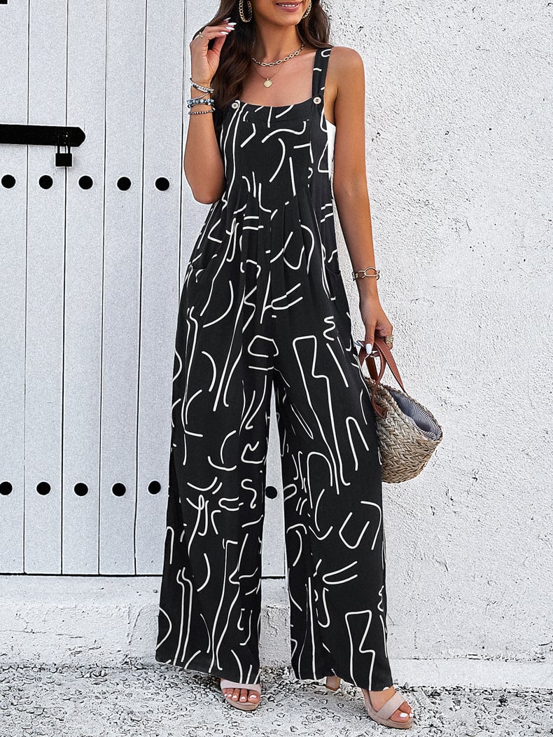 vintage Jumpsuit Light Green Floral