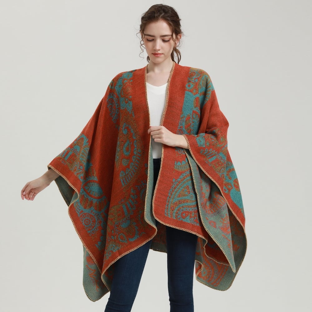 bohemian Cashmere Split Scarf