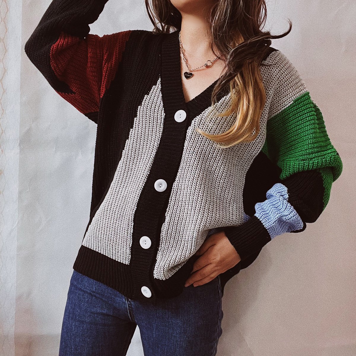 hippie Casual Knitted Cardigan Sweater