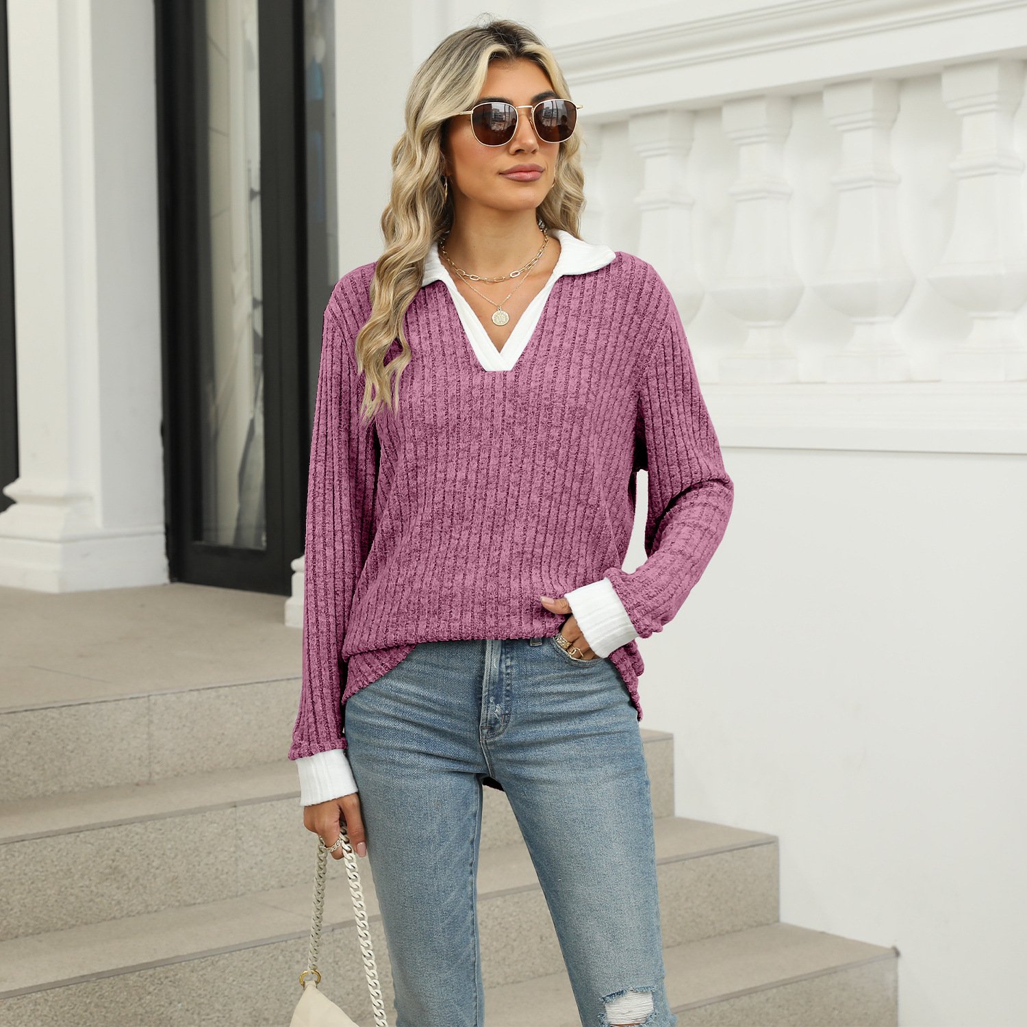 hippie Cozy Loose Rib Sweater