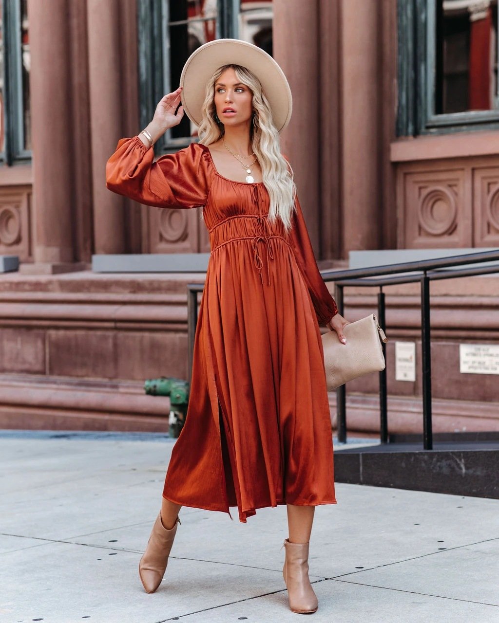 Elegant gypsy Dress Swing Style