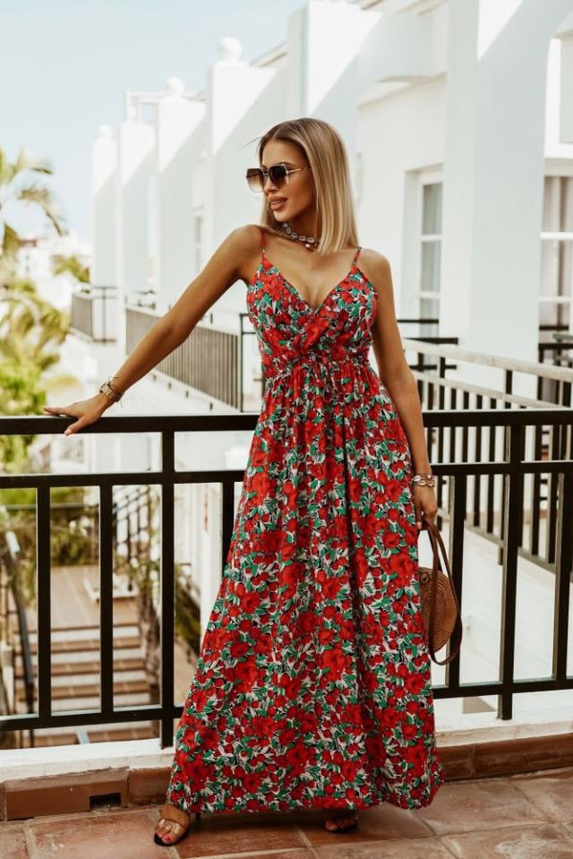 Floral bohemian Maxi Dress Summer