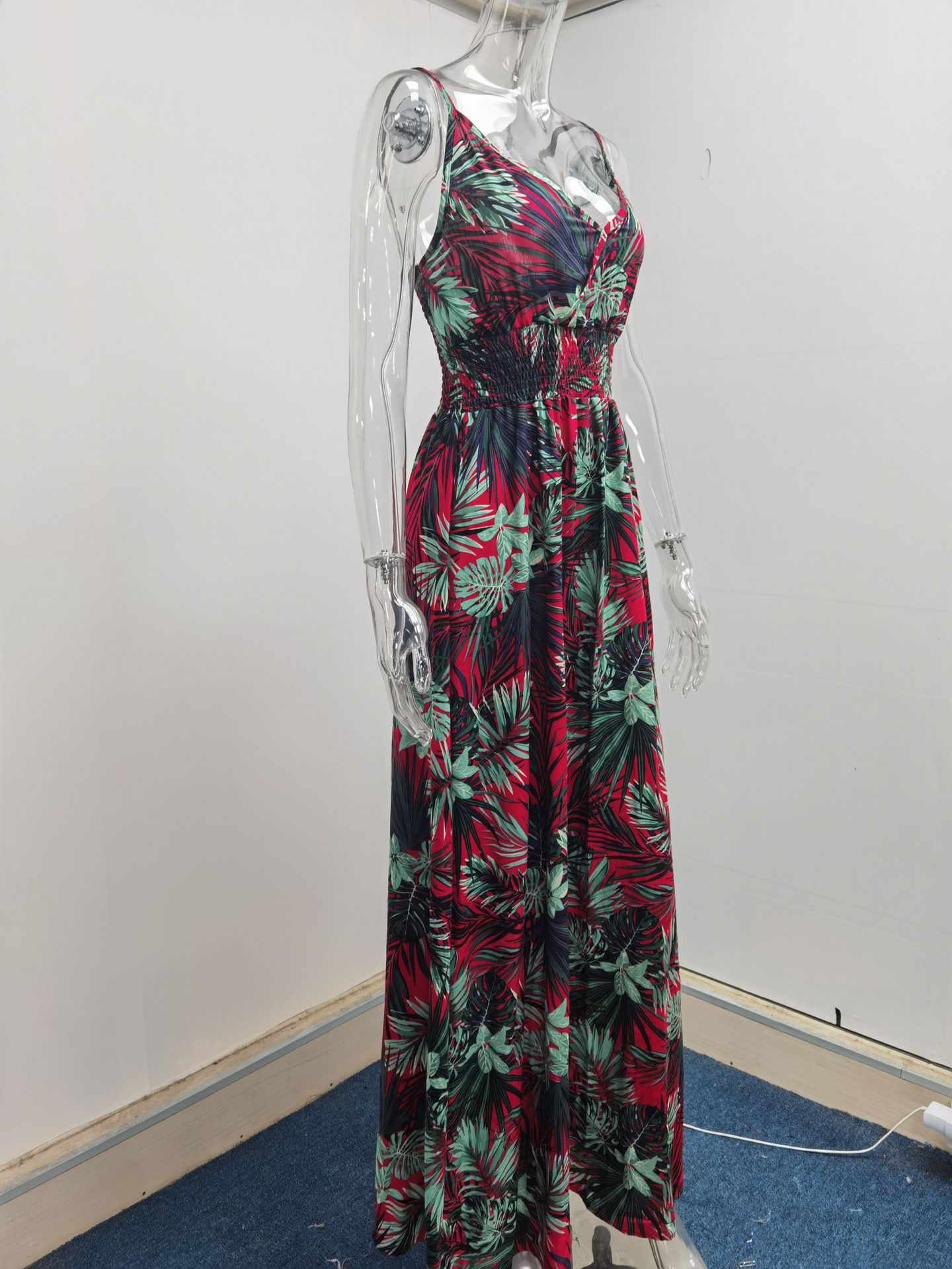 Floral hippie Maxi Dress Summer