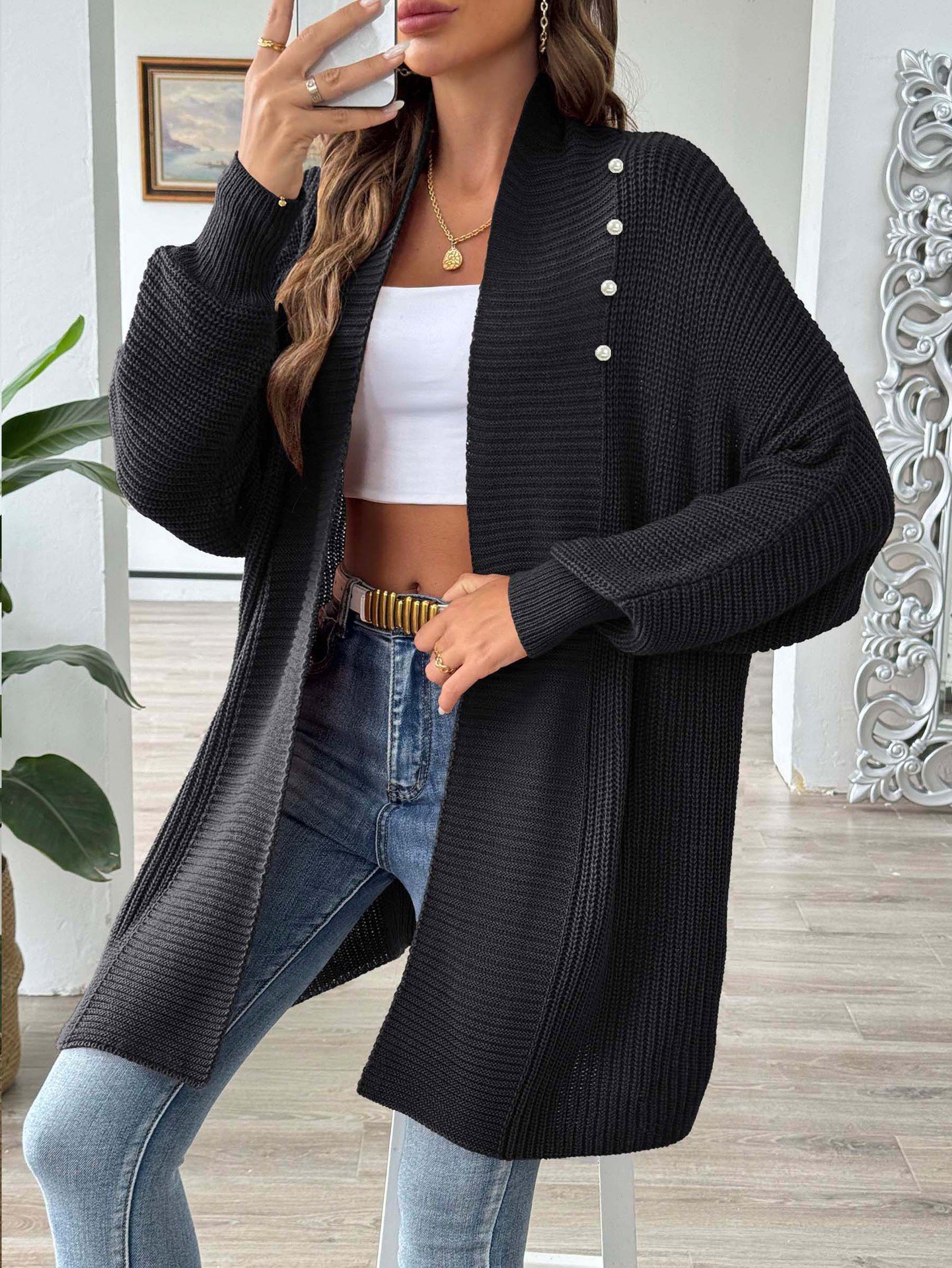 bohemian Women's Winter Sweater Cardigan