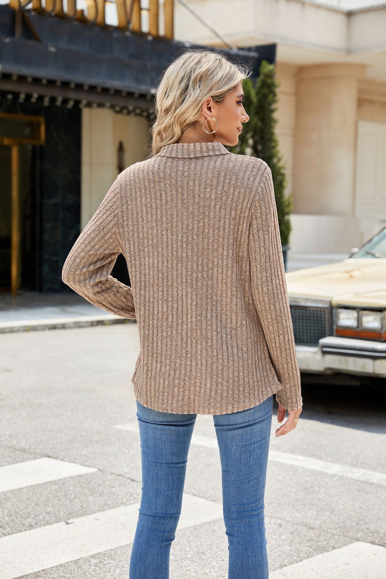 Cozy bohemian Long Sleeve Sweater