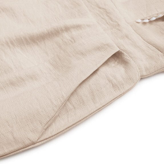 Ruffled Beige Boho Jumpsuit - imagine 8