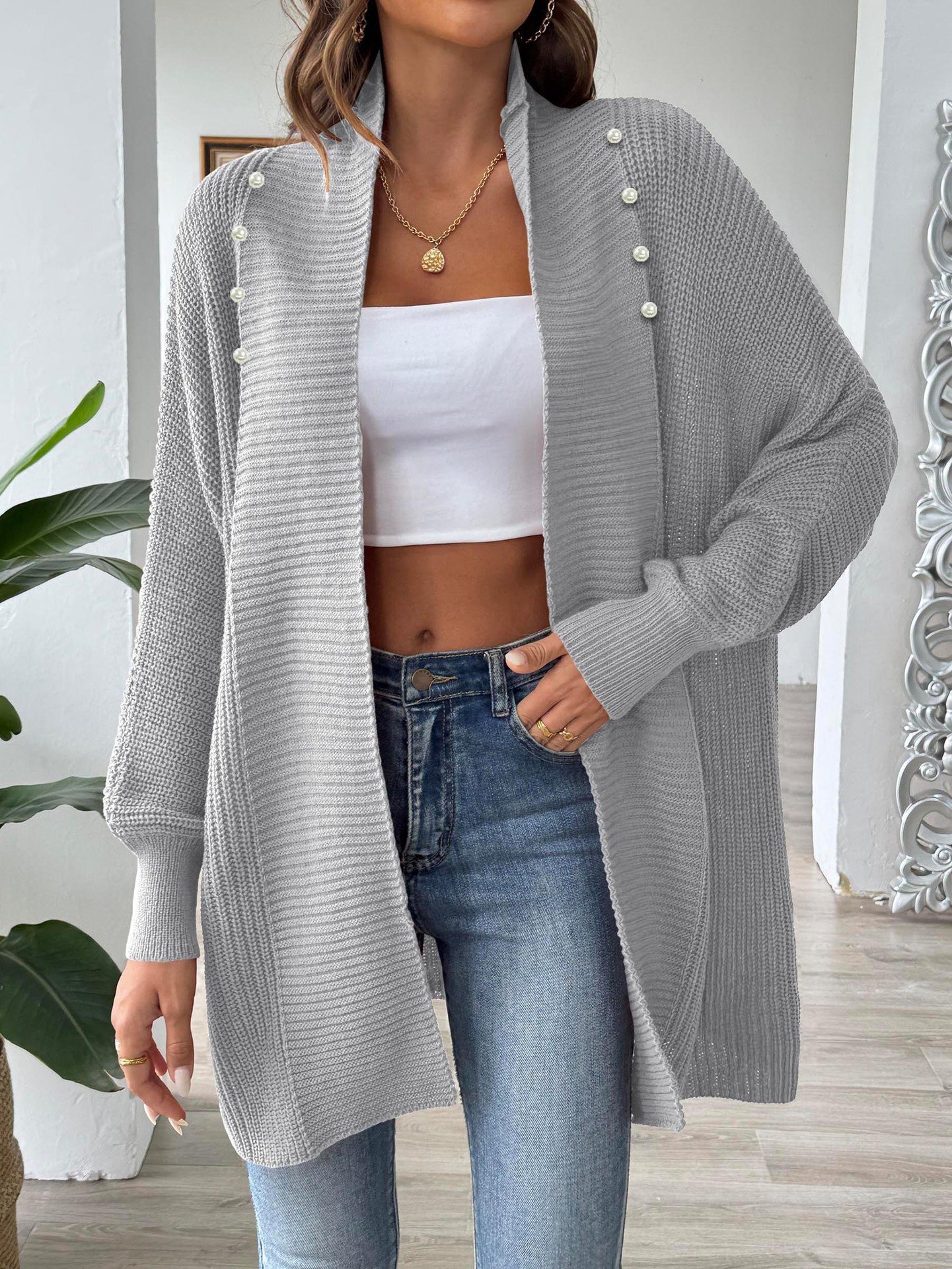 vintage Women's Winter Sweater Cardigan