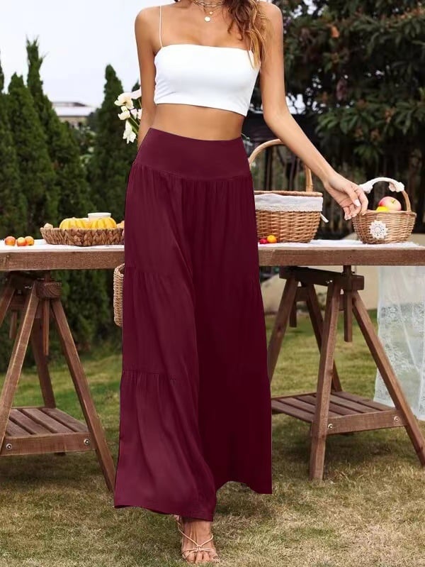 hippie Flare Pants High Waist