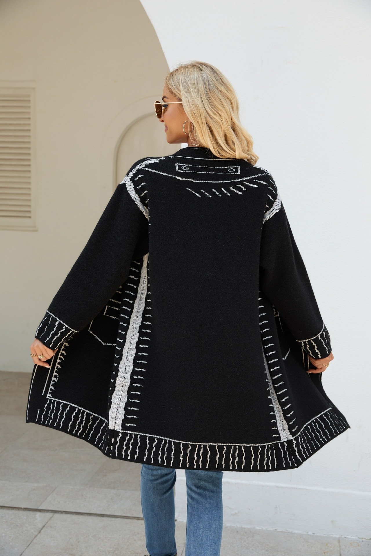 hippie Long Sweater Coat