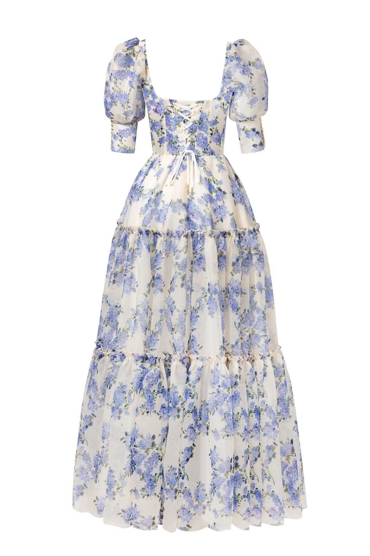 bohemian Floral Off-Shoulder Dress
