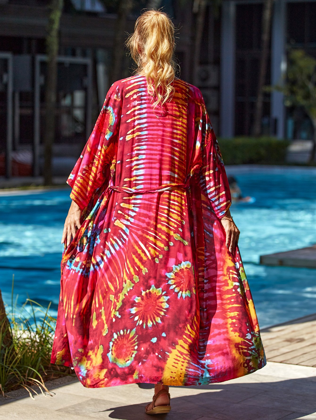boho Kimono Beach Cover-Up