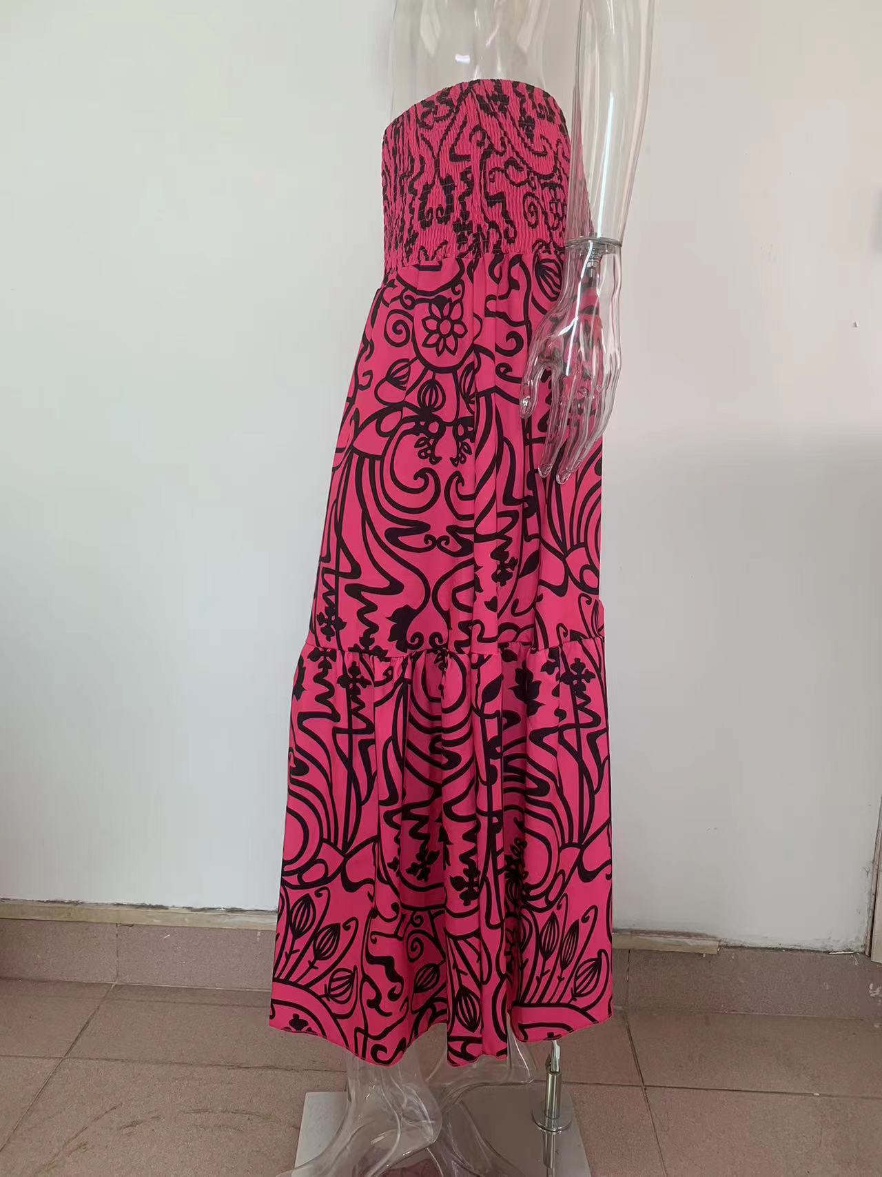 vintage Floral Maxi Skirt