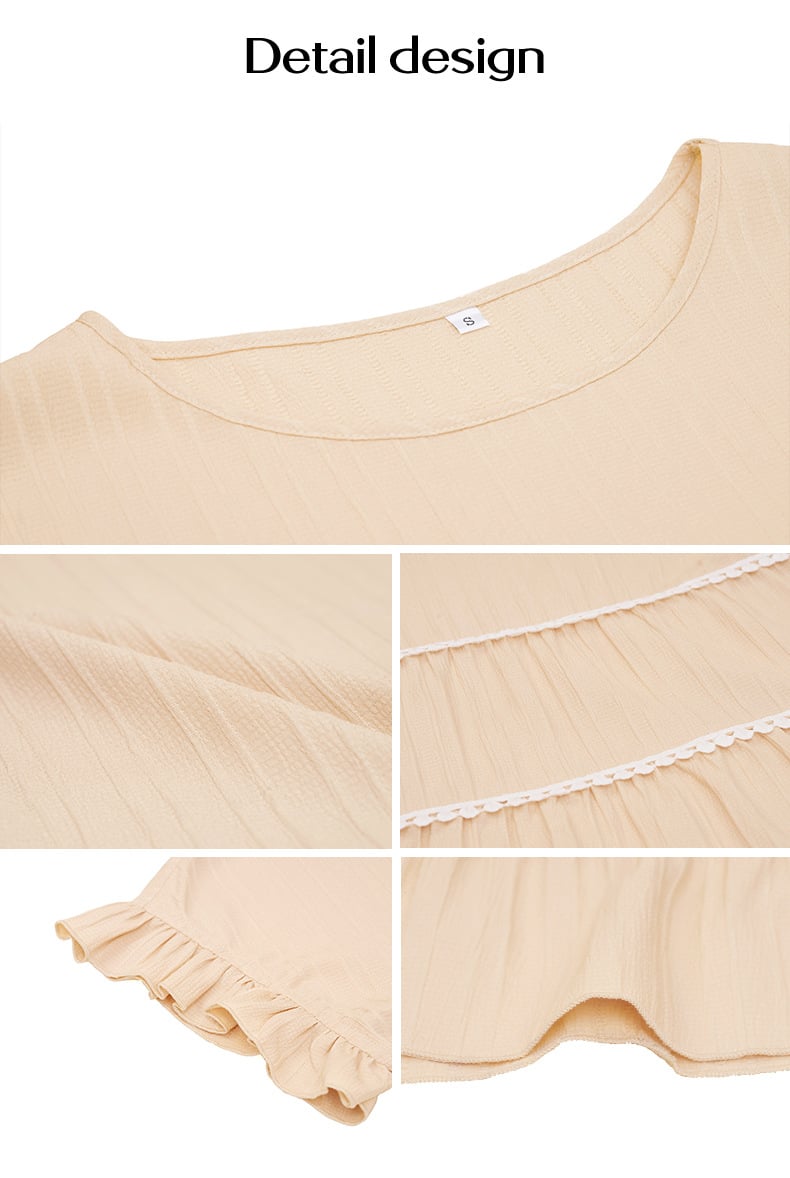 boho Loose Blouse Spring Summer