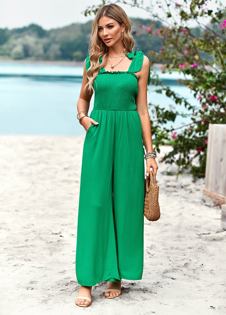 boho Casual Summer Jumpsuit Festive