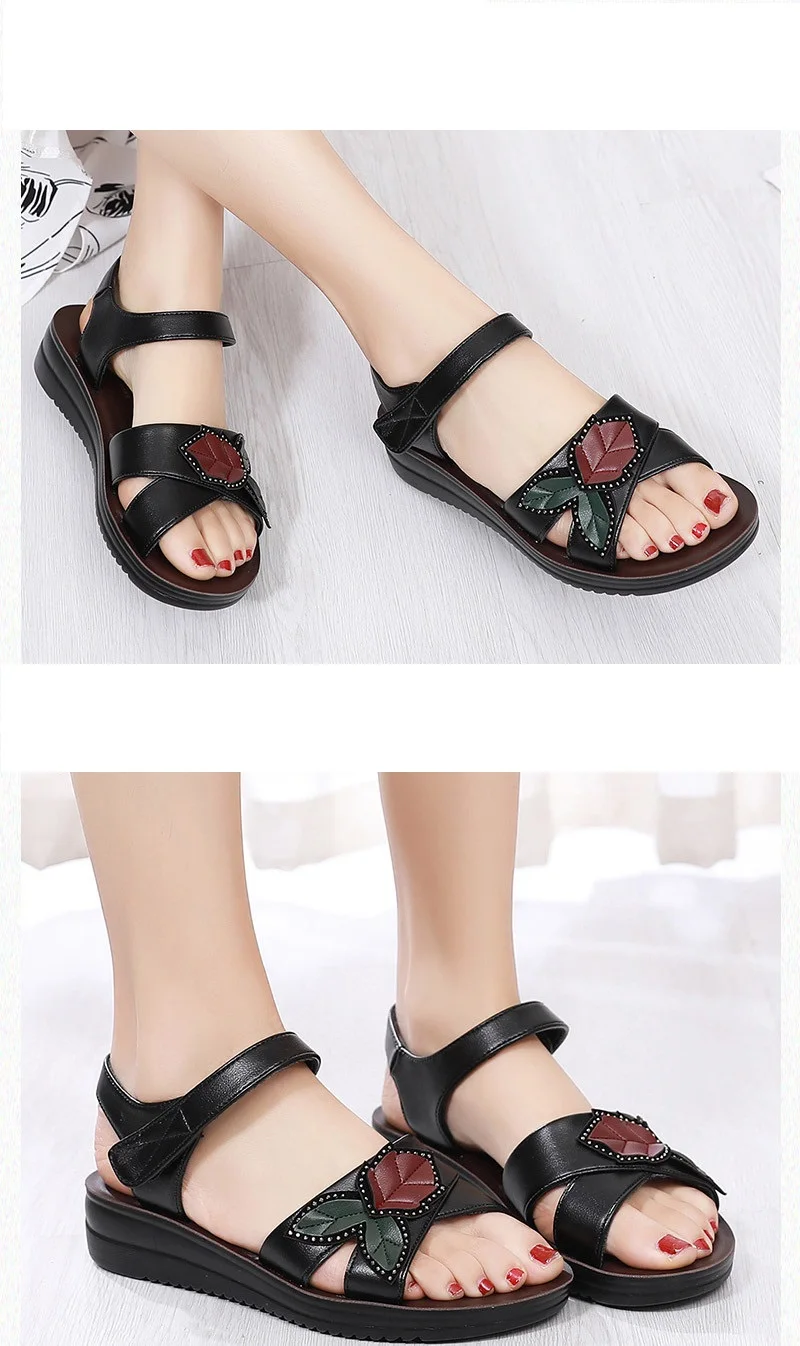 bohemian Floral Comfort Sandals Women
