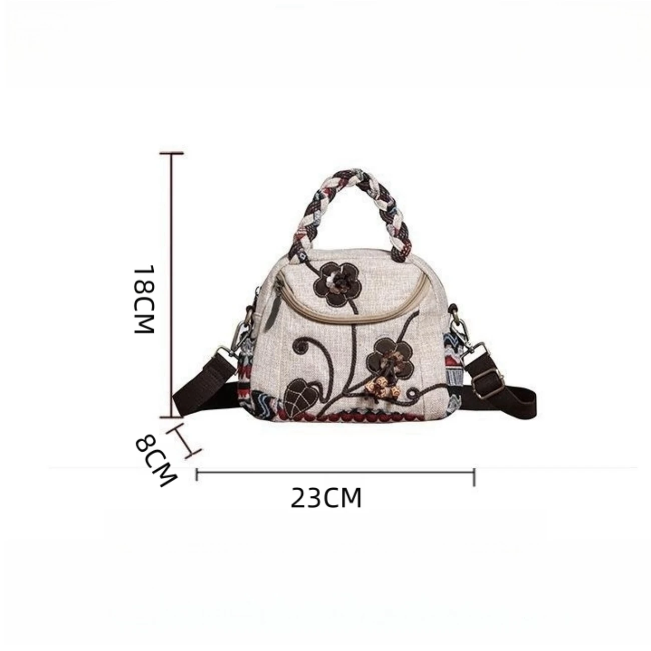 vintage Bag Stylish Flower Design