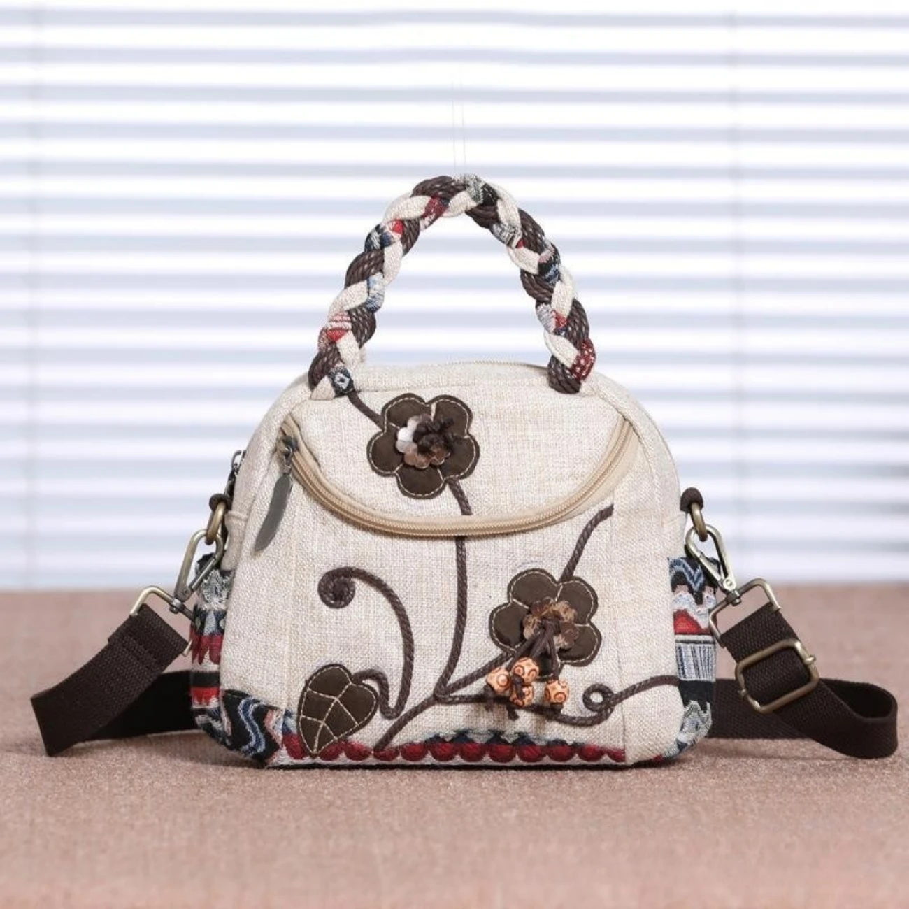 bohemian Bag Stylish Flower Design