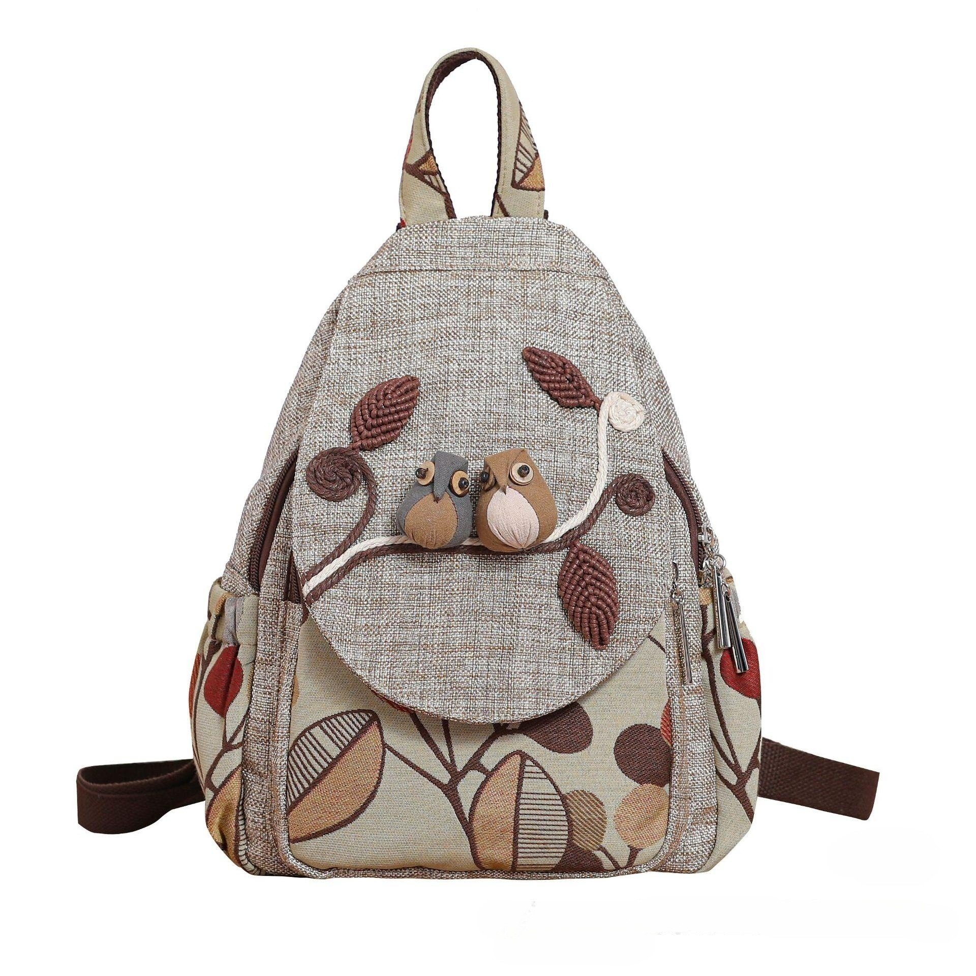bohemian Cloth Backpack for Women