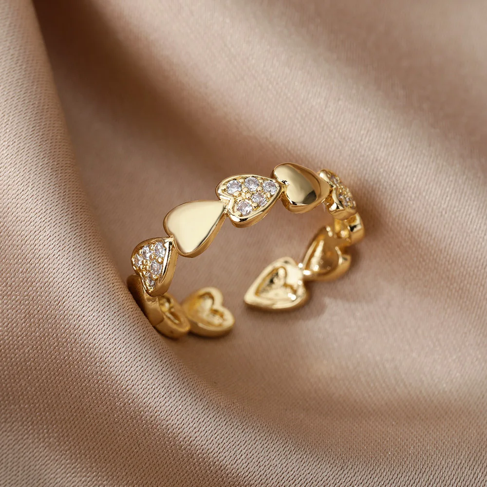bohemian Heart Ring Adjustable Jewelry