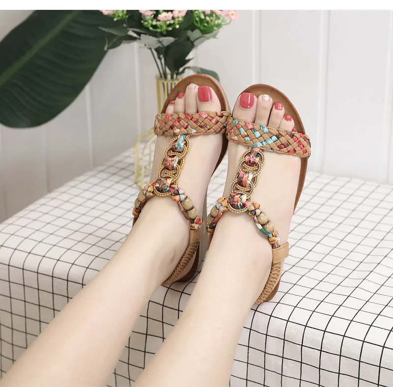 hippie Wedge Sandals for Women