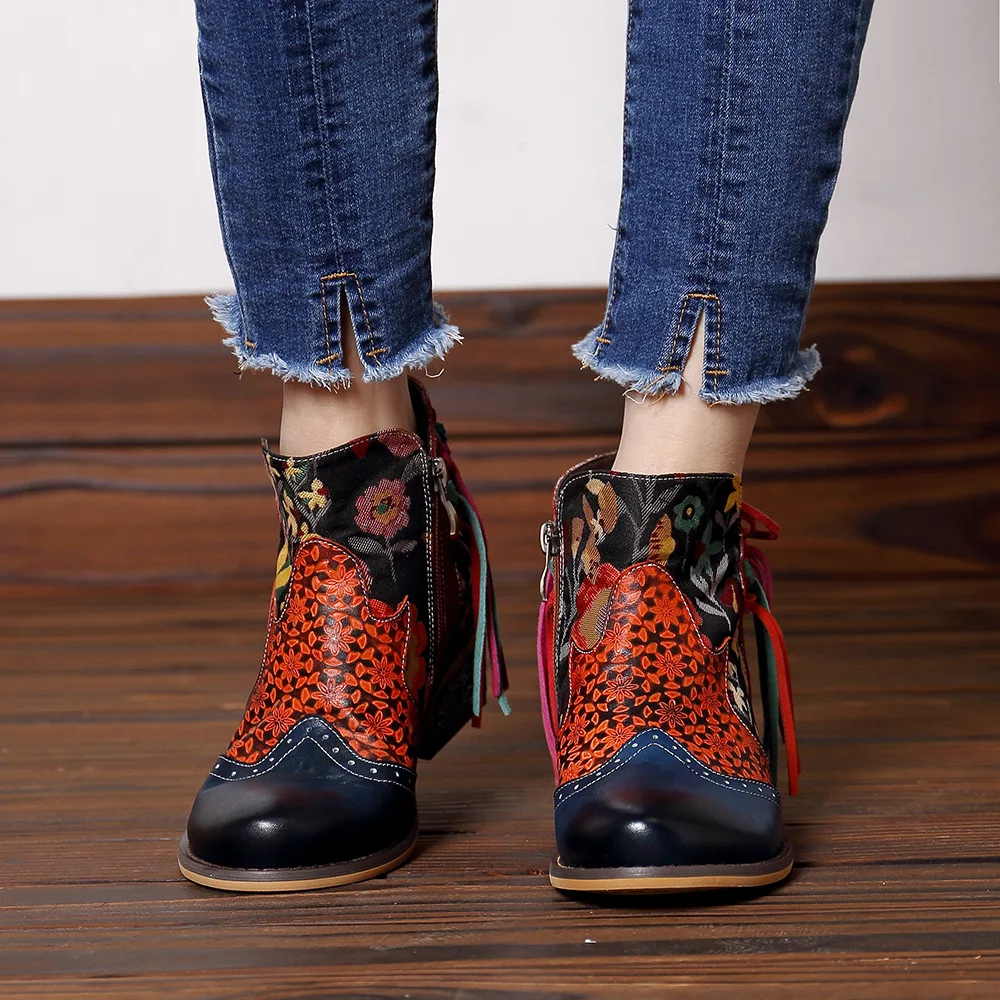 vintage Boots Trendy Ankle Style