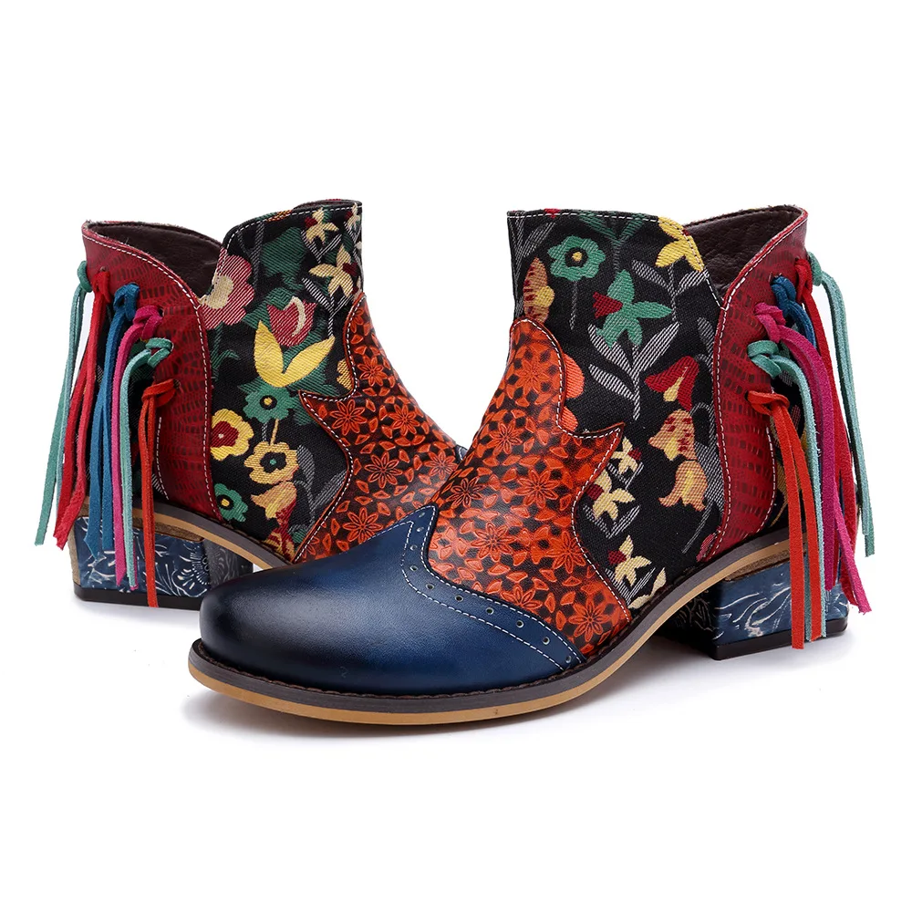 vintage Boots Trendy Ankle Style