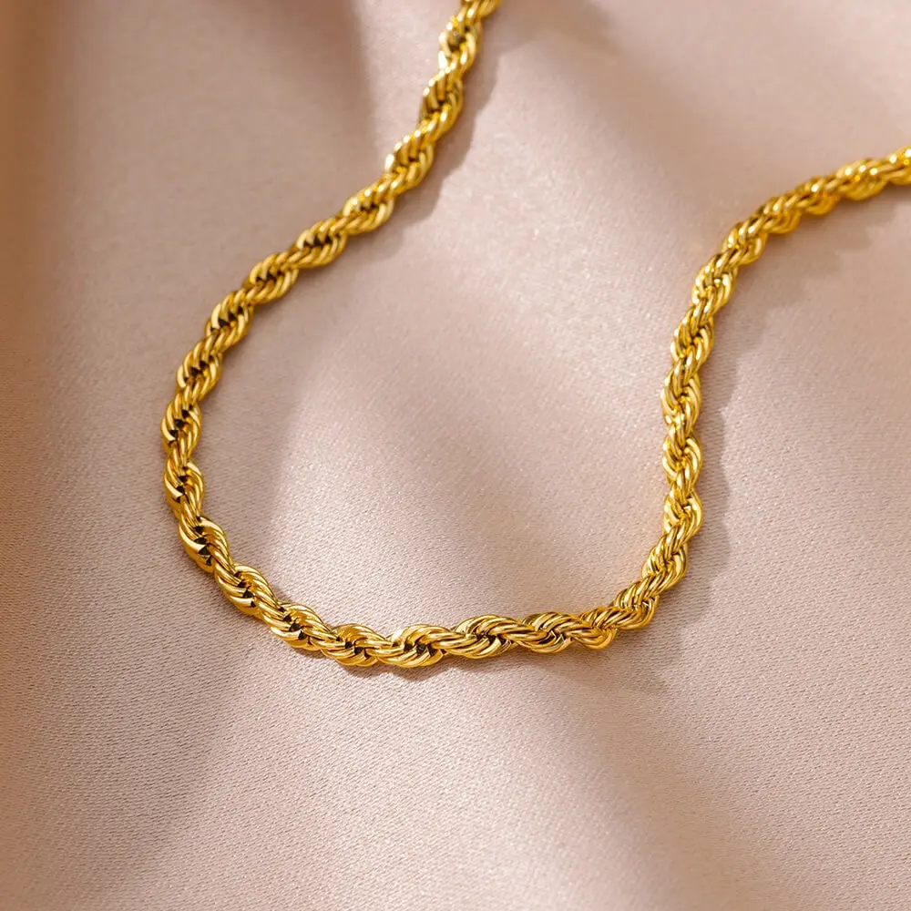 gypsy Twist Gold Chain Anklet