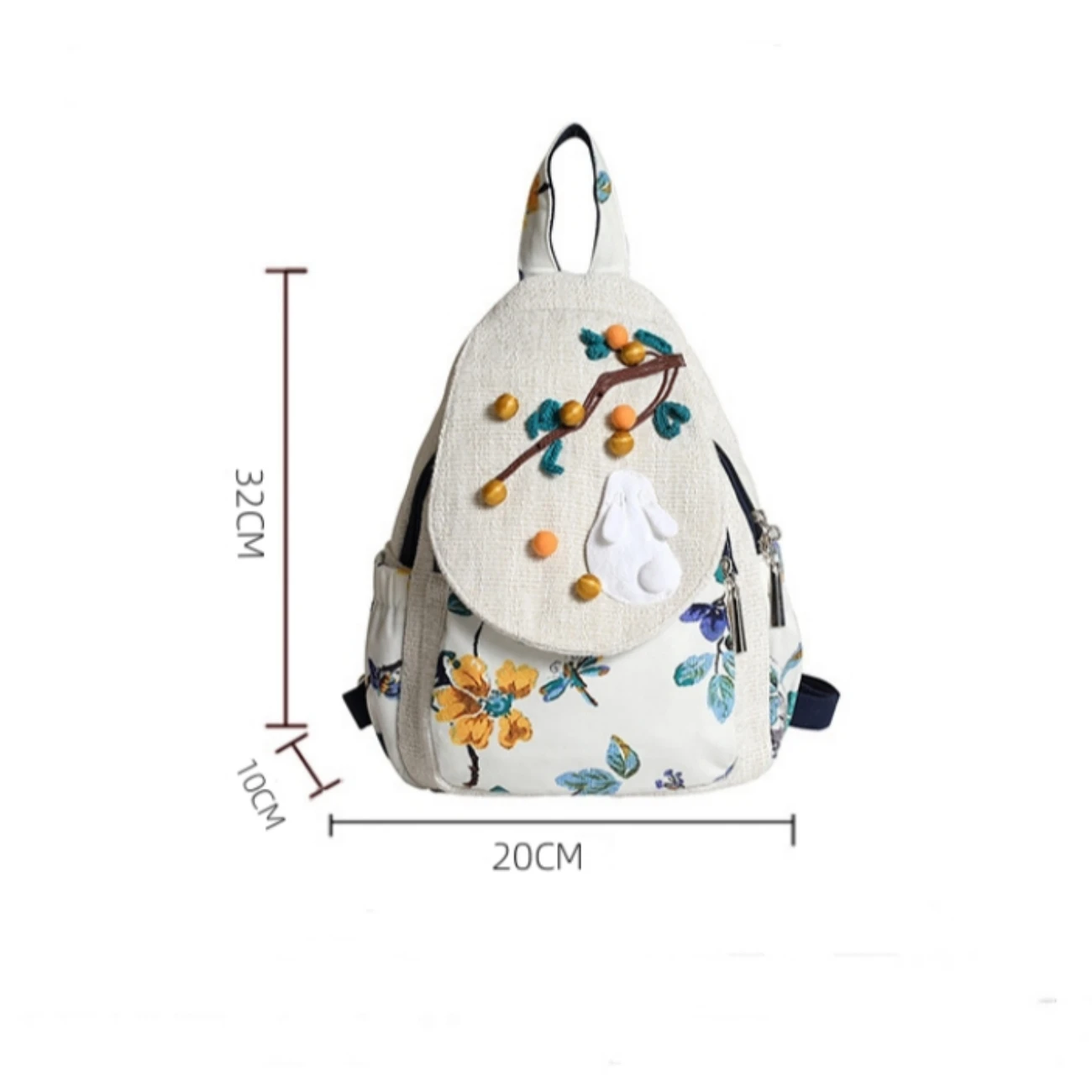 hippie Floral Kids Backpack Fun