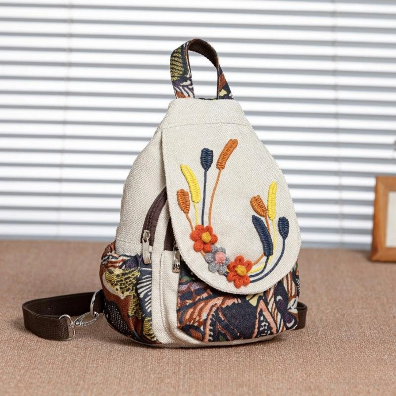 hippie Chic Versatile Backpack Bag