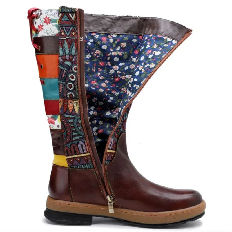 Värikkäät Boho Saappaat Naisille