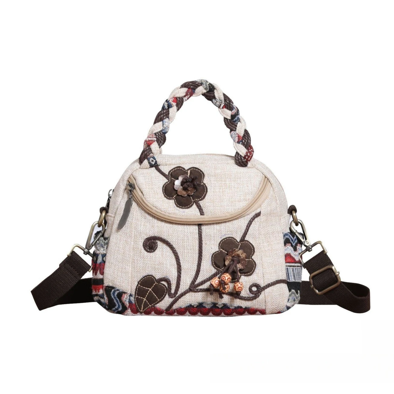 hippie Bag Stylish Flower Design