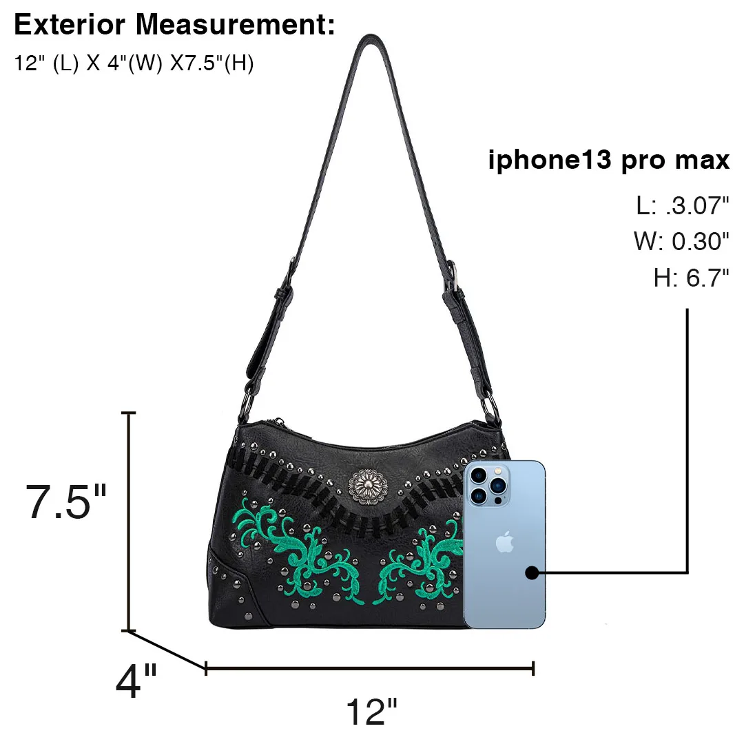 gypsy Bag Embroidered Leather Tote