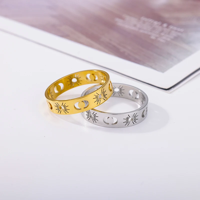 gypsy Sun Moon Ring Jewelry