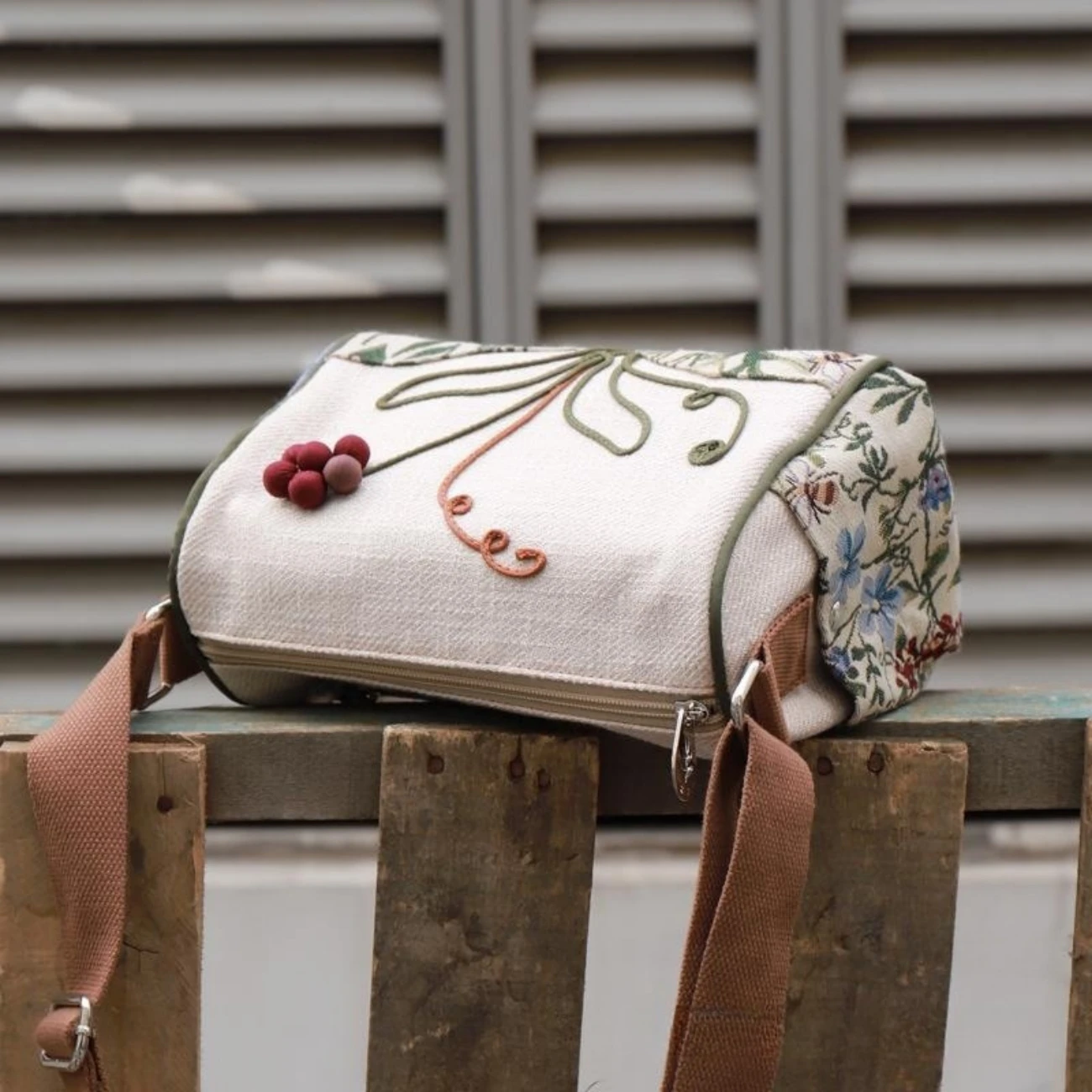 boho Bag Adjustable Floral Style