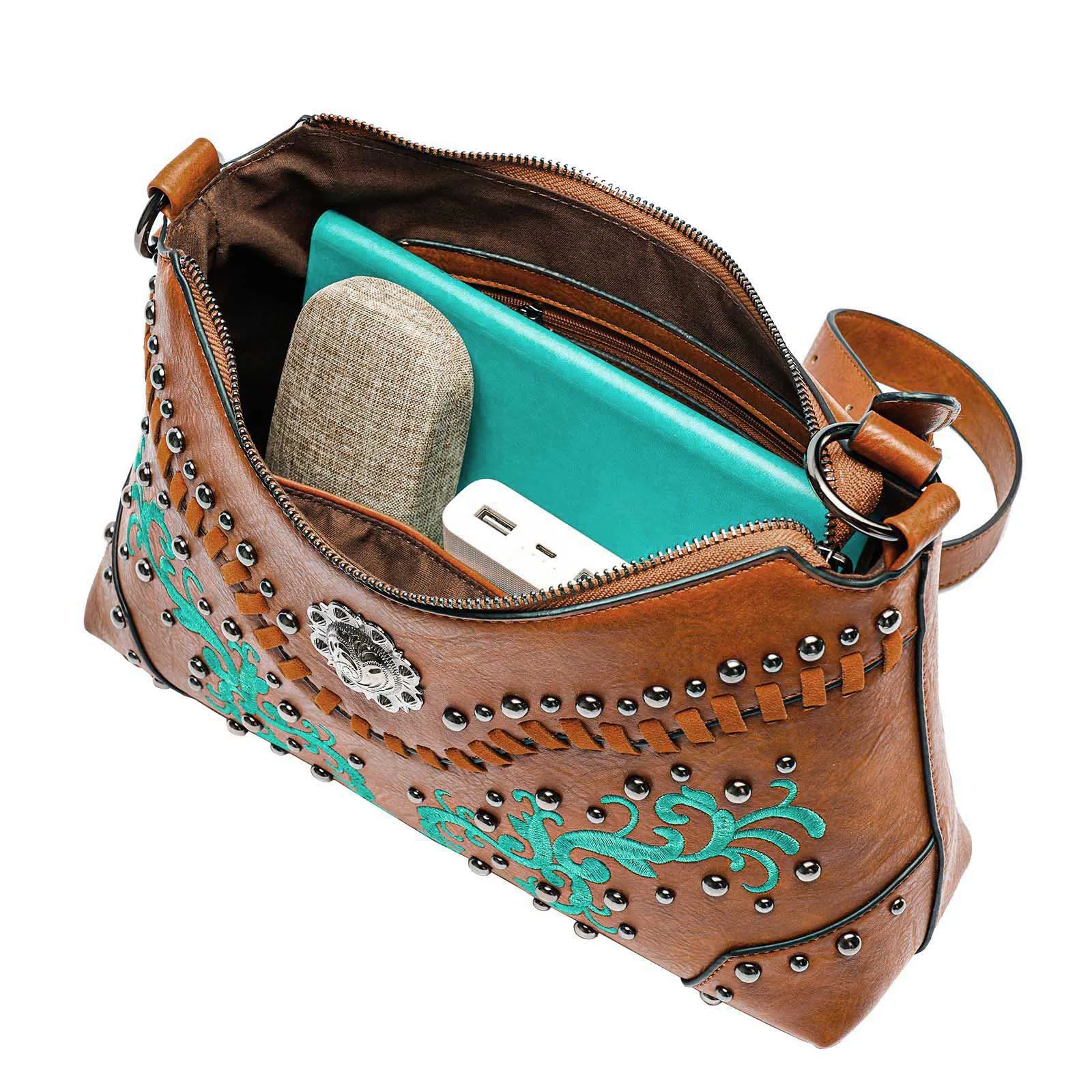 gypsy Bag Embroidered Leather Tote