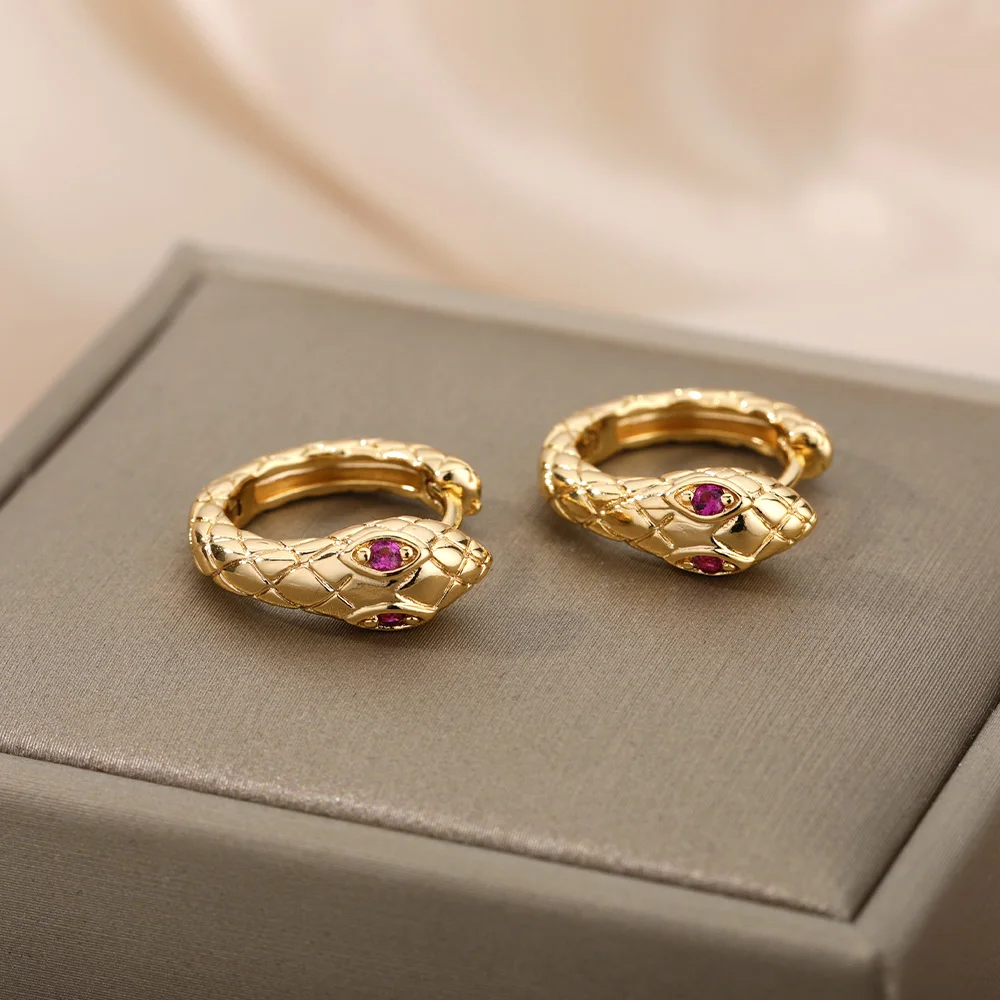 Stunning hippie Snake Earrings