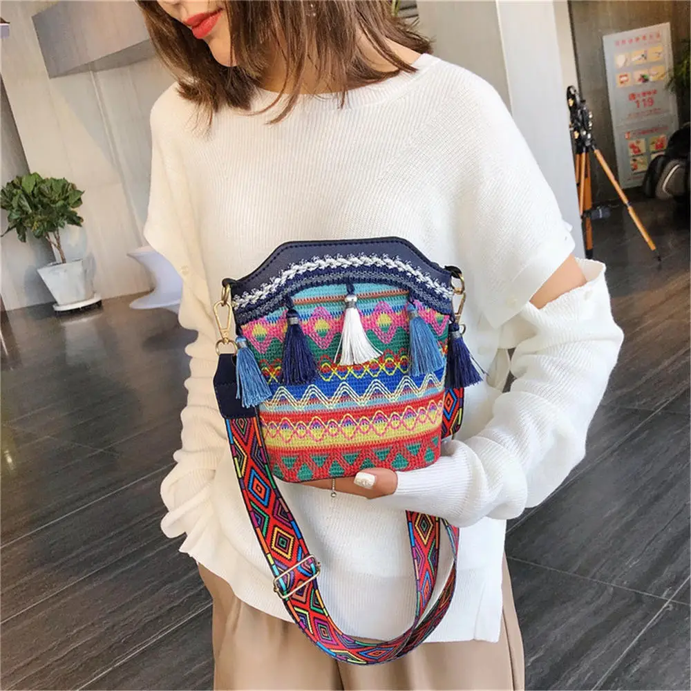 Colorful gypsy Bag with Tassels