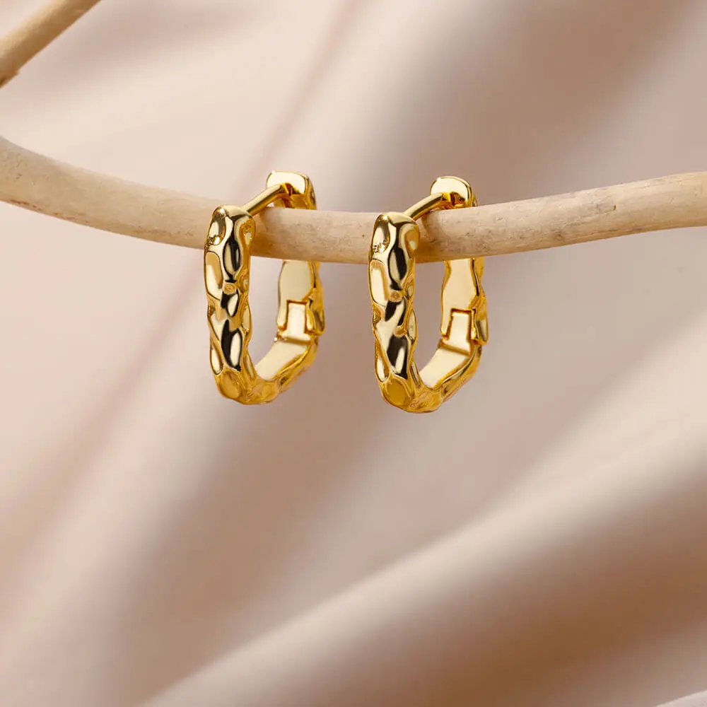 bohemian Gold Plated Earrings Women