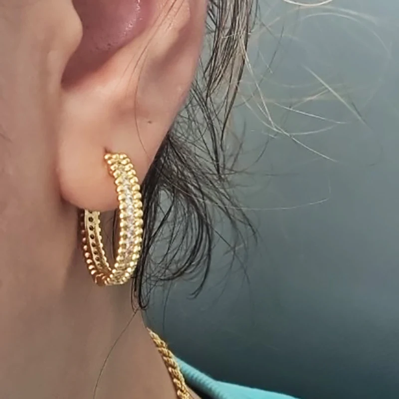 gypsy Gold Hoop Earrings Sparkle