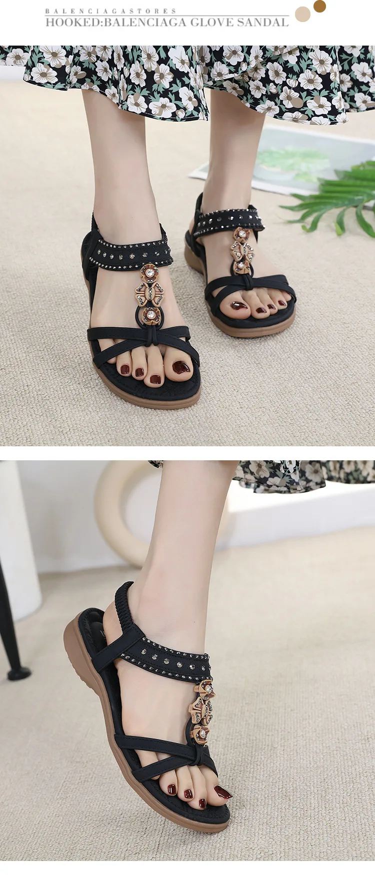 boho Sandals Women Casual Summer