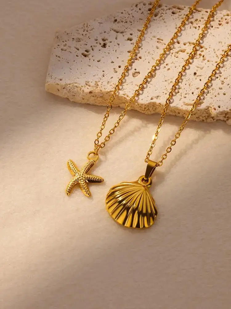hippie Starfish Shell Necklace